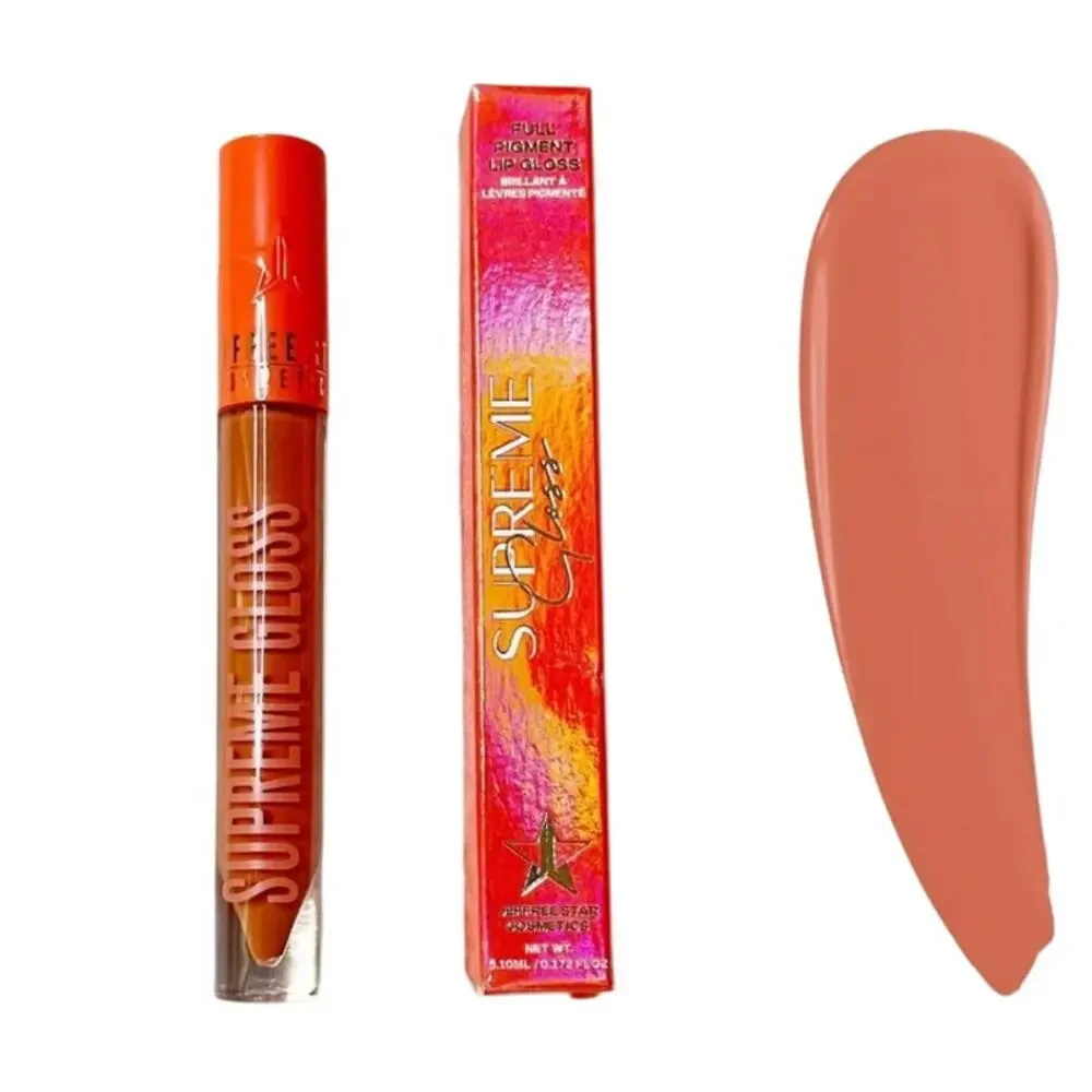 Jeffree Star Supreme Gloss Nude Garden Orange Pink New in Box Vegan Cruelty Free